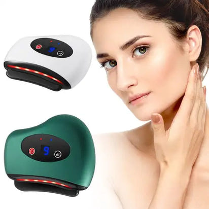 Appareil de massage facial Gua Sha électrique – Soin du visage vibrant