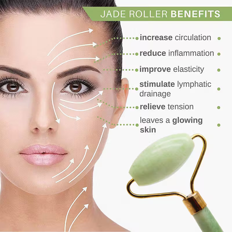 Rouleau de Jade – Accessoire de soin pour le visage