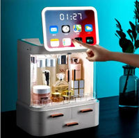 Boîte de Rangement Beauté avec Écran LED Intégré
